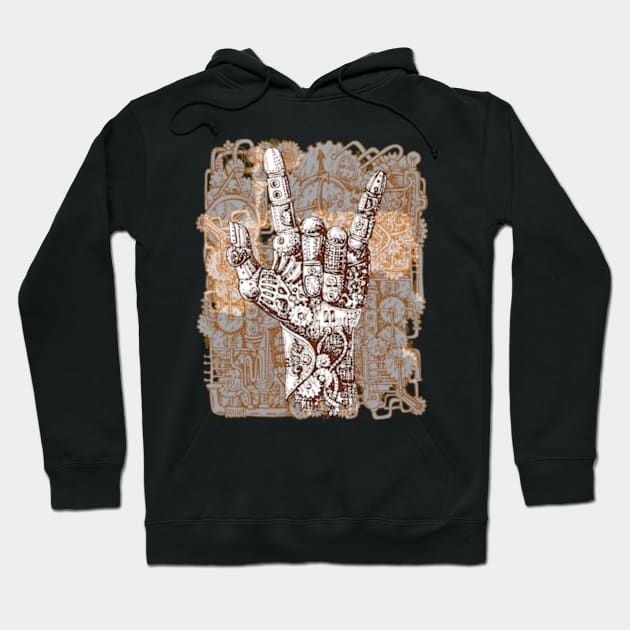 Steampunk Rocks Hoodie by LouMax